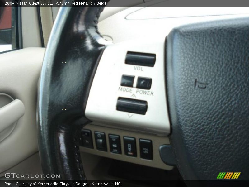 Autumn Red Metallic / Beige 2004 Nissan Quest 3.5 SE