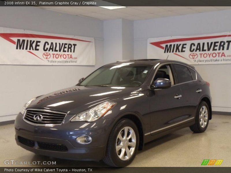 Platinum Graphite Gray / Graphite 2008 Infiniti EX 35