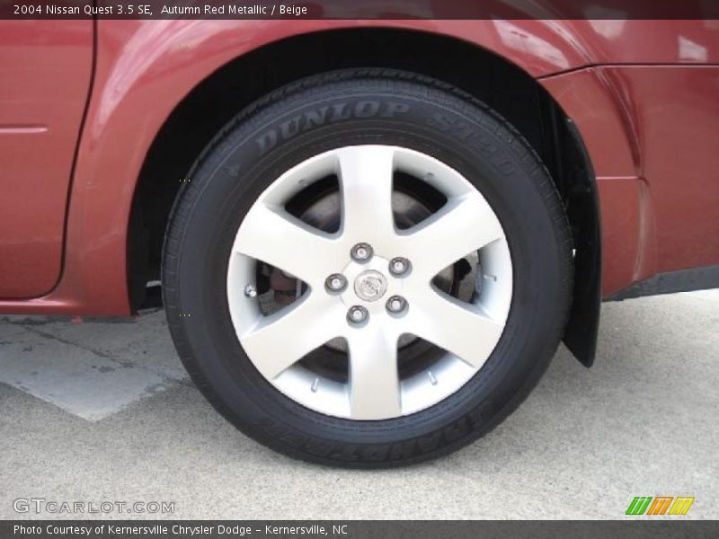 Autumn Red Metallic / Beige 2004 Nissan Quest 3.5 SE