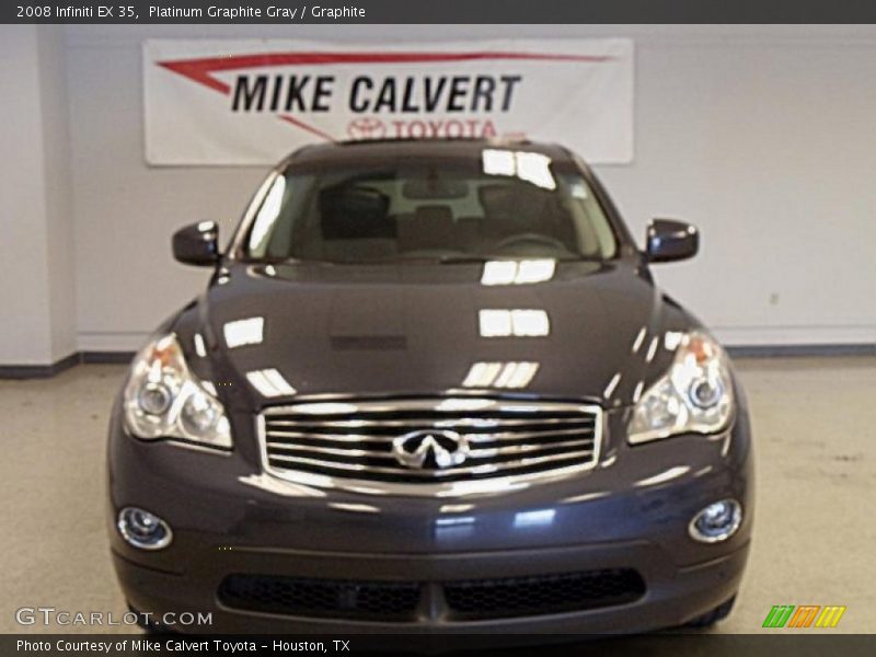 Platinum Graphite Gray / Graphite 2008 Infiniti EX 35