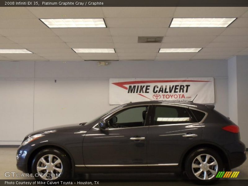 Platinum Graphite Gray / Graphite 2008 Infiniti EX 35