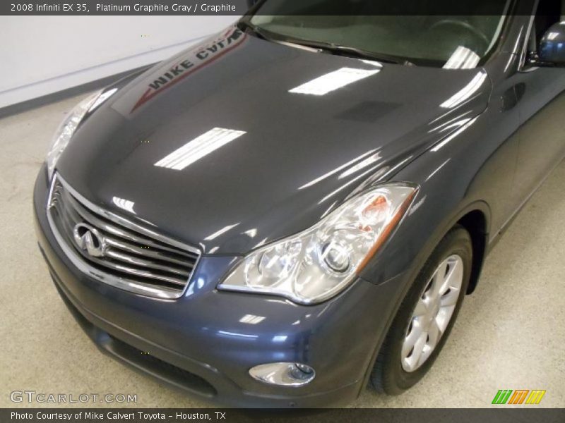 Platinum Graphite Gray / Graphite 2008 Infiniti EX 35