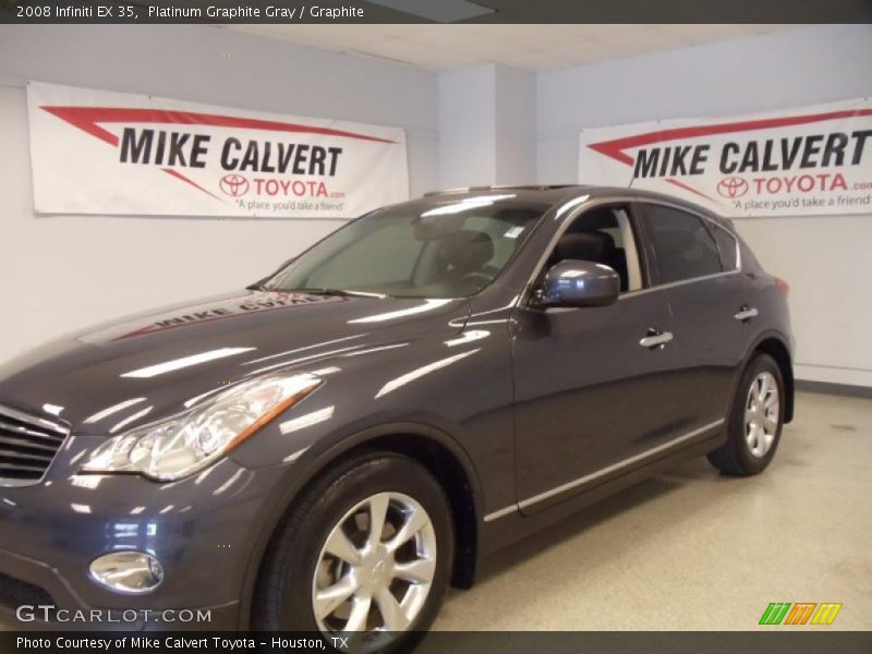Platinum Graphite Gray / Graphite 2008 Infiniti EX 35