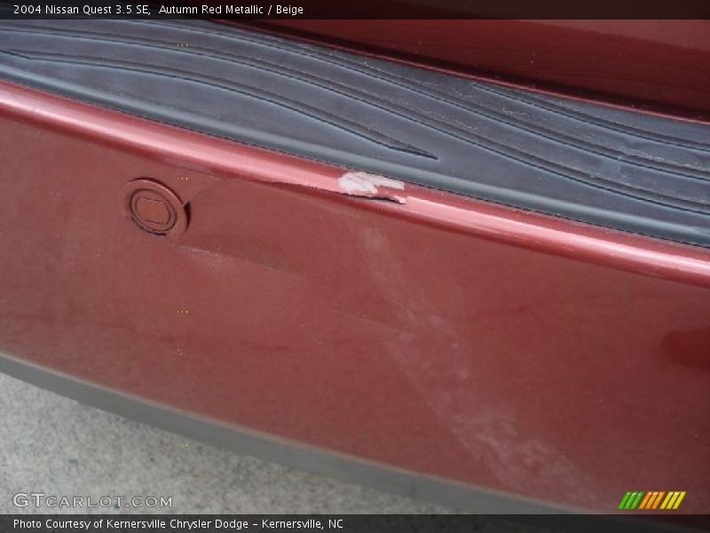 Autumn Red Metallic / Beige 2004 Nissan Quest 3.5 SE