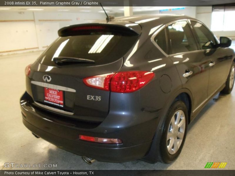 Platinum Graphite Gray / Graphite 2008 Infiniti EX 35