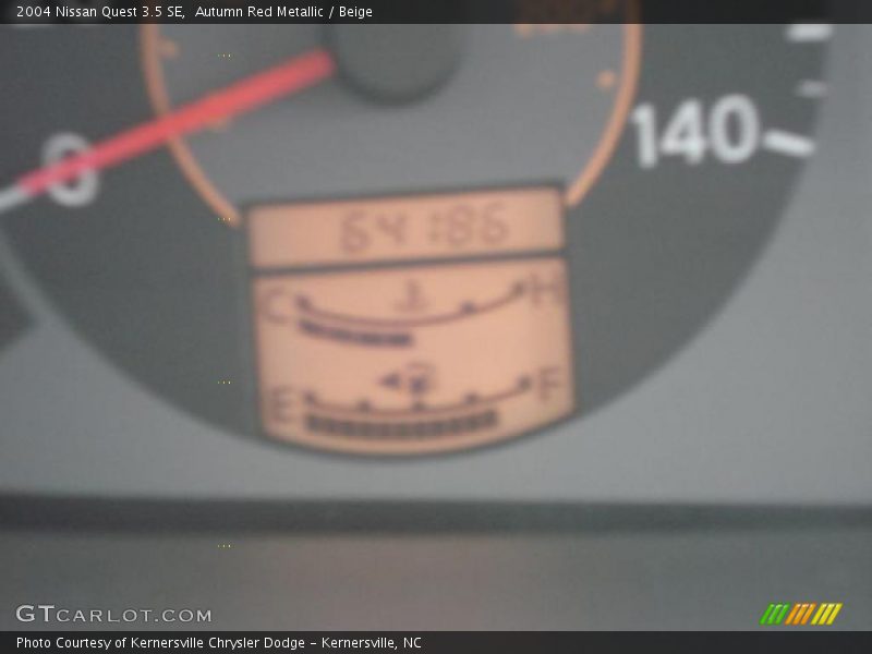 Autumn Red Metallic / Beige 2004 Nissan Quest 3.5 SE