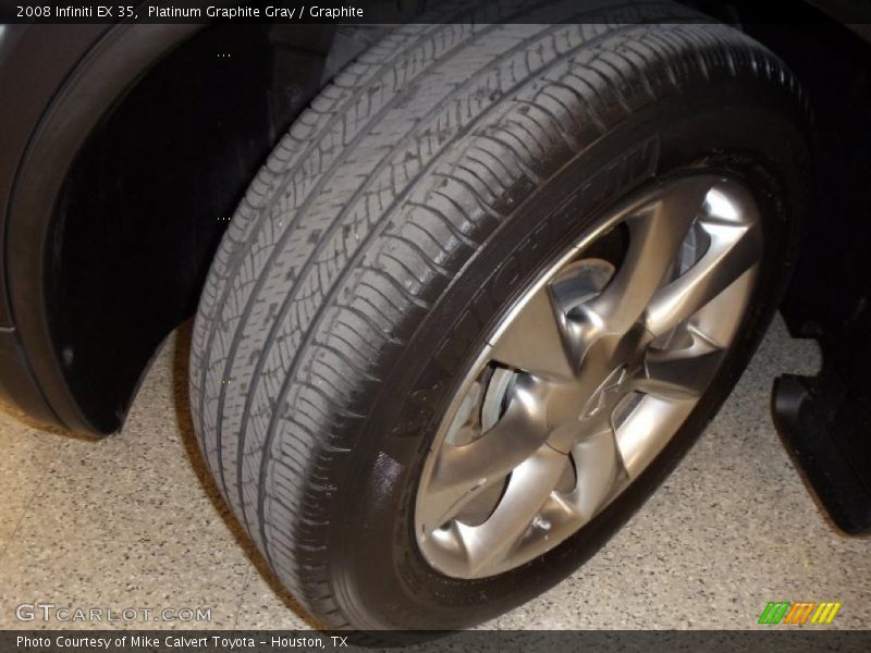 Platinum Graphite Gray / Graphite 2008 Infiniti EX 35