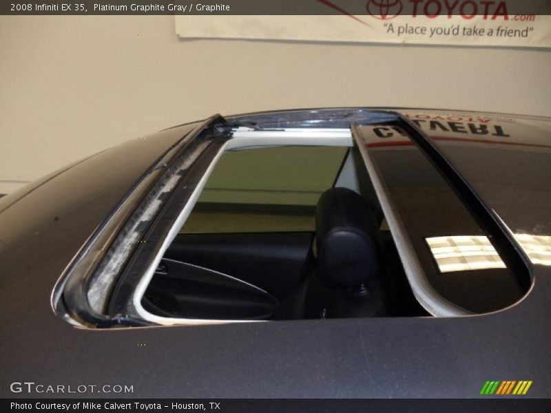 Platinum Graphite Gray / Graphite 2008 Infiniti EX 35