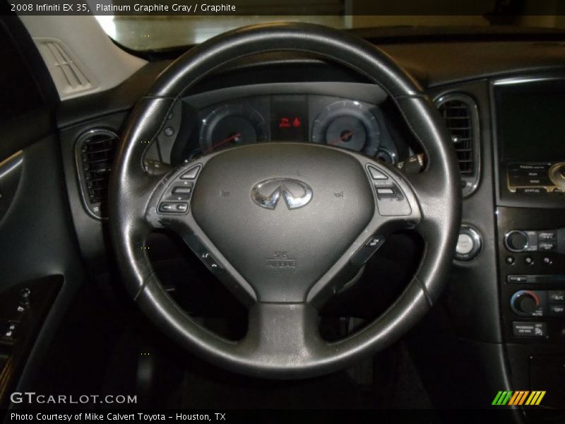 Platinum Graphite Gray / Graphite 2008 Infiniti EX 35