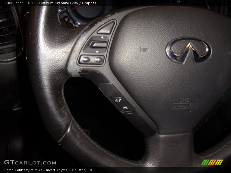 Platinum Graphite Gray / Graphite 2008 Infiniti EX 35