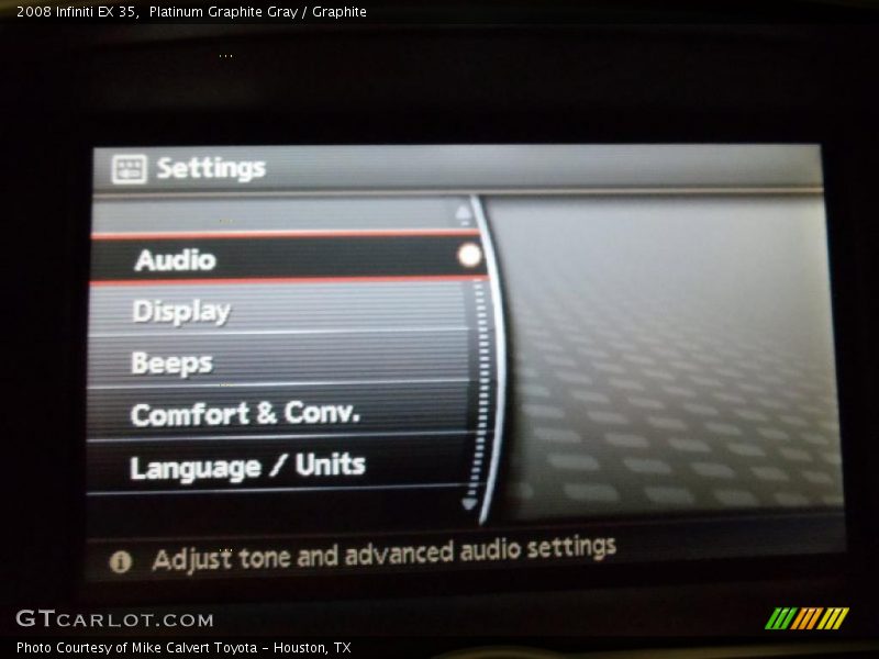 Platinum Graphite Gray / Graphite 2008 Infiniti EX 35