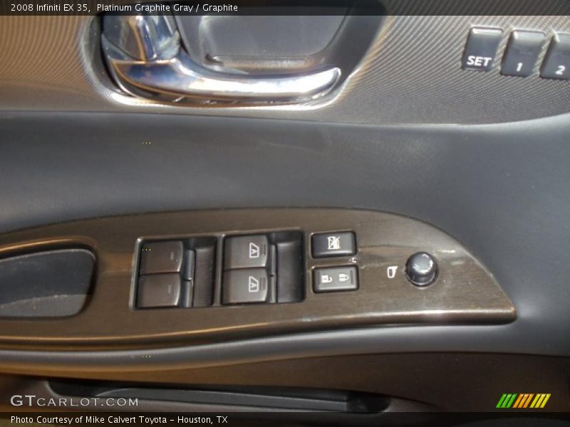 Platinum Graphite Gray / Graphite 2008 Infiniti EX 35