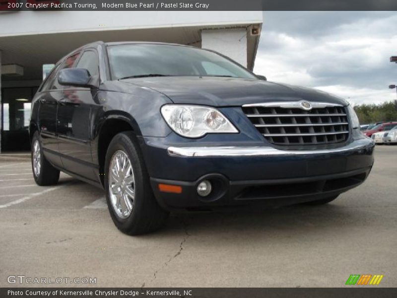 Modern Blue Pearl / Pastel Slate Gray 2007 Chrysler Pacifica Touring