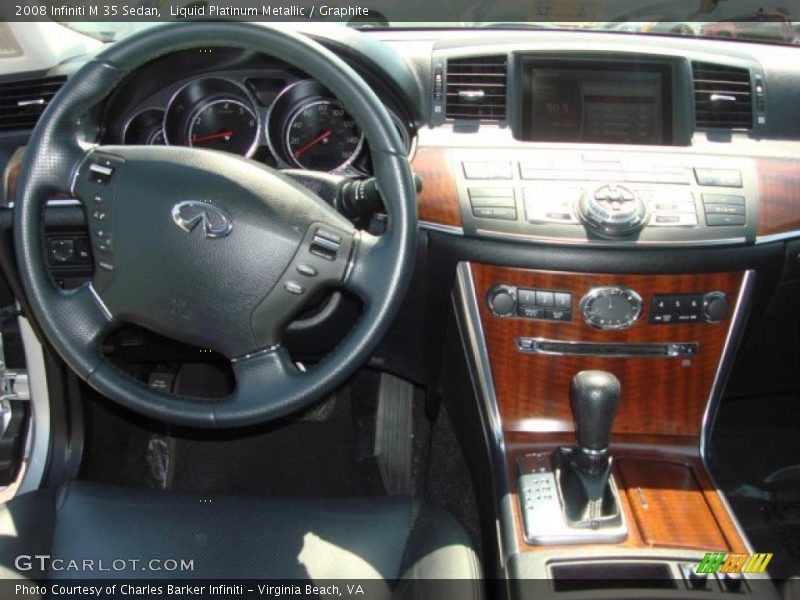 Liquid Platinum Metallic / Graphite 2008 Infiniti M 35 Sedan