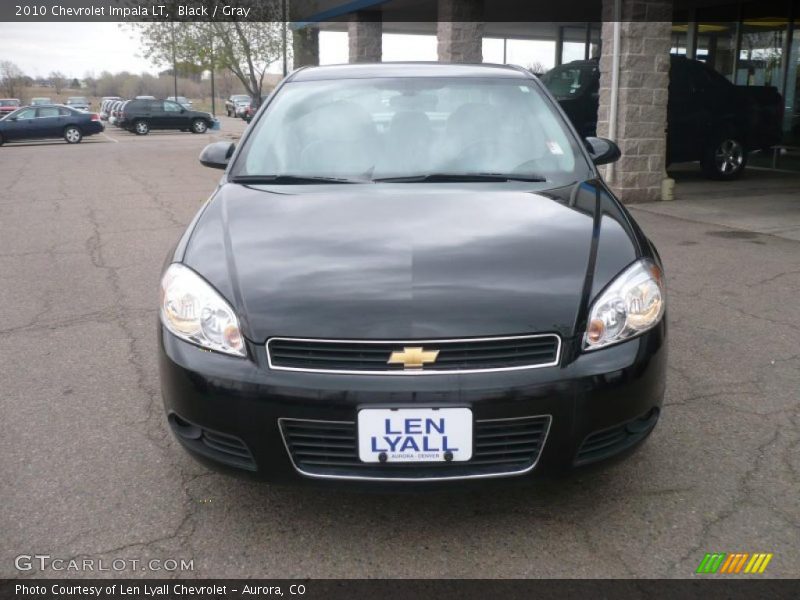 Black / Gray 2010 Chevrolet Impala LT