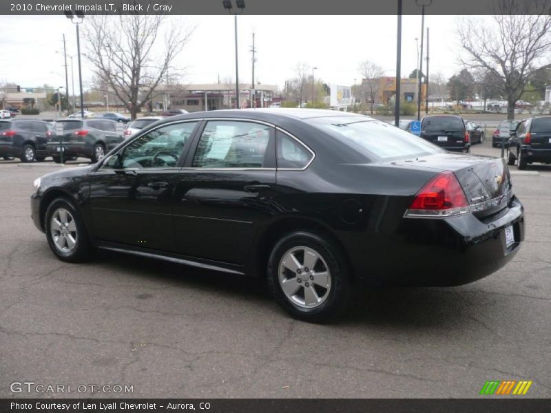 Black / Gray 2010 Chevrolet Impala LT