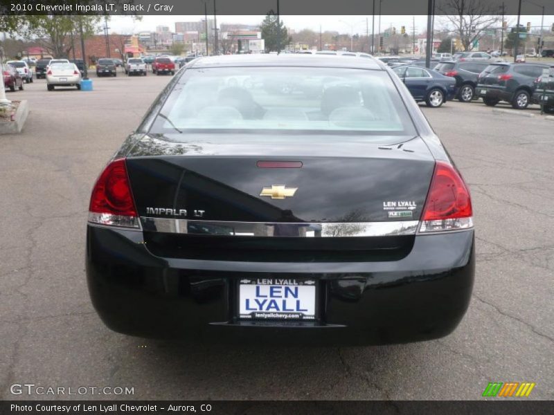 Black / Gray 2010 Chevrolet Impala LT