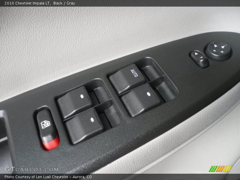 Black / Gray 2010 Chevrolet Impala LT