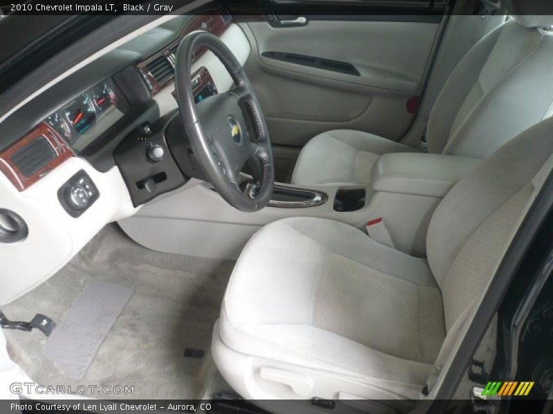 Black / Gray 2010 Chevrolet Impala LT