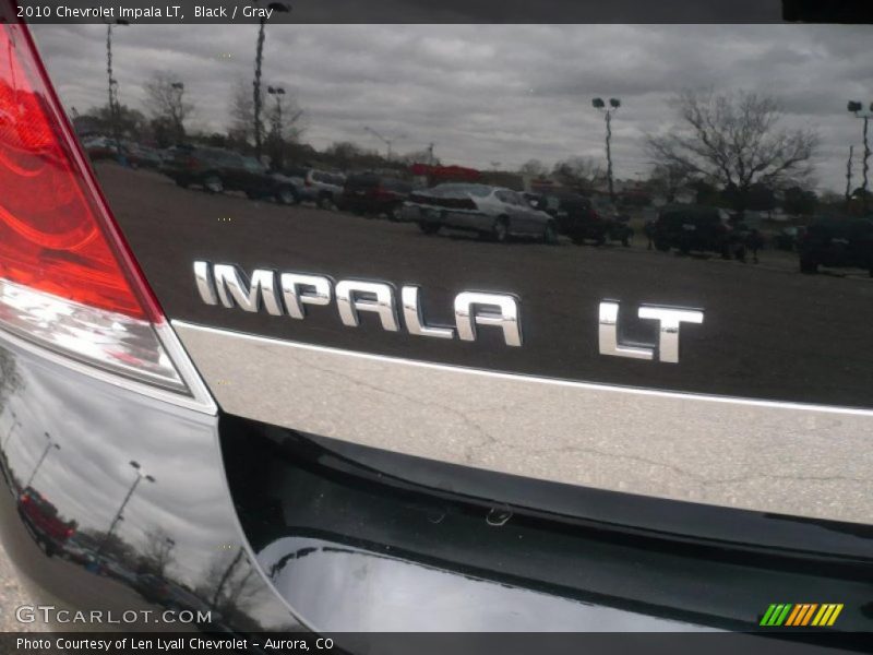 Black / Gray 2010 Chevrolet Impala LT