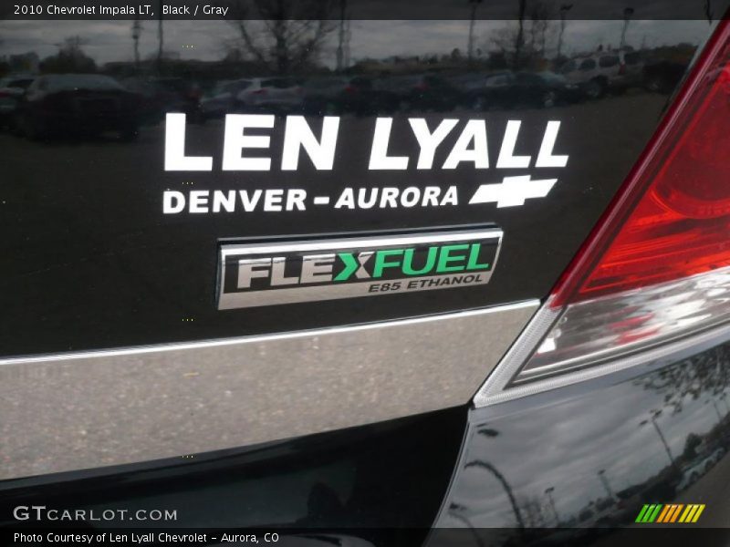 Black / Gray 2010 Chevrolet Impala LT