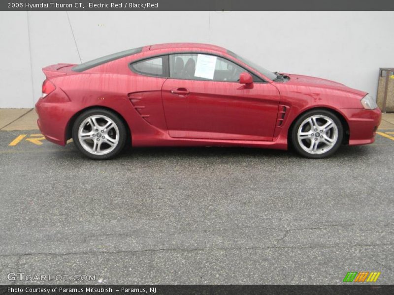 Electric Red / Black/Red 2006 Hyundai Tiburon GT