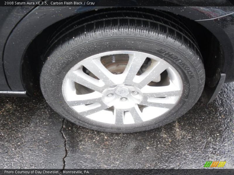 Carbon Flash Black / Gray 2008 Saturn Aura XE 3.5