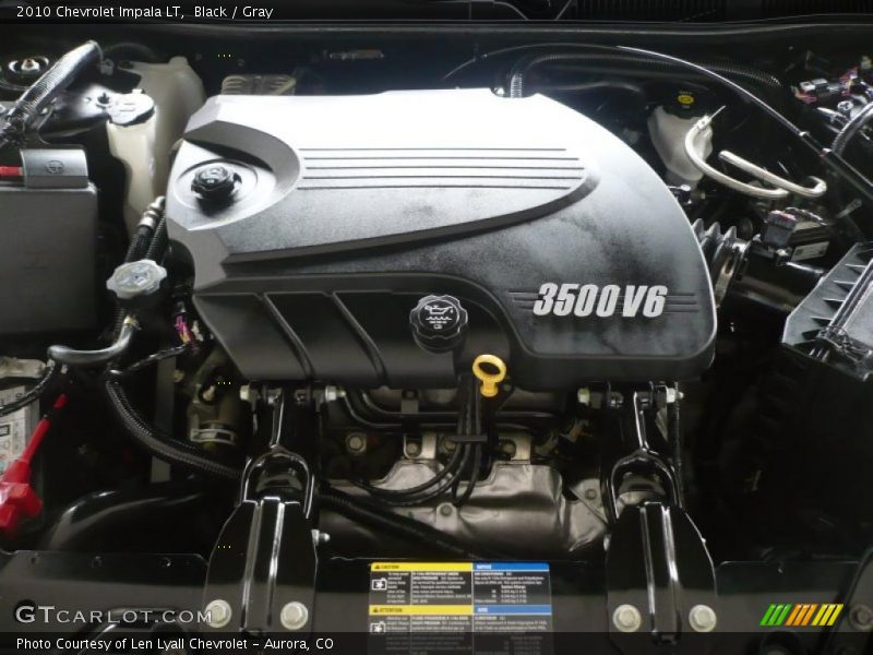 Black / Gray 2010 Chevrolet Impala LT
