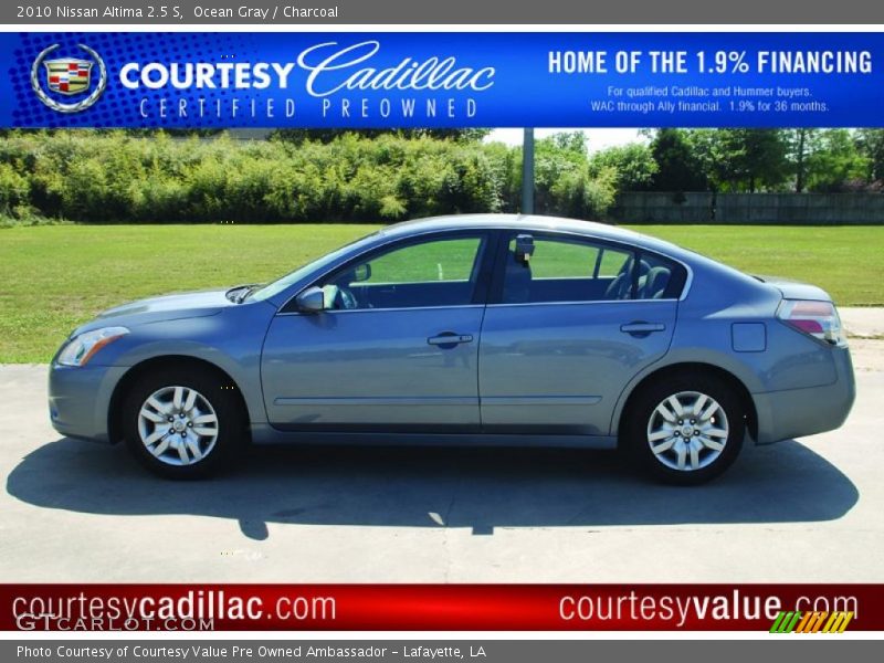 Ocean Gray / Charcoal 2010 Nissan Altima 2.5 S