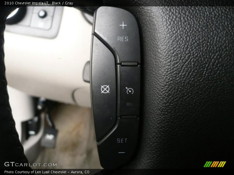 Black / Gray 2010 Chevrolet Impala LT