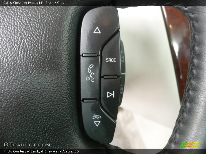 Black / Gray 2010 Chevrolet Impala LT