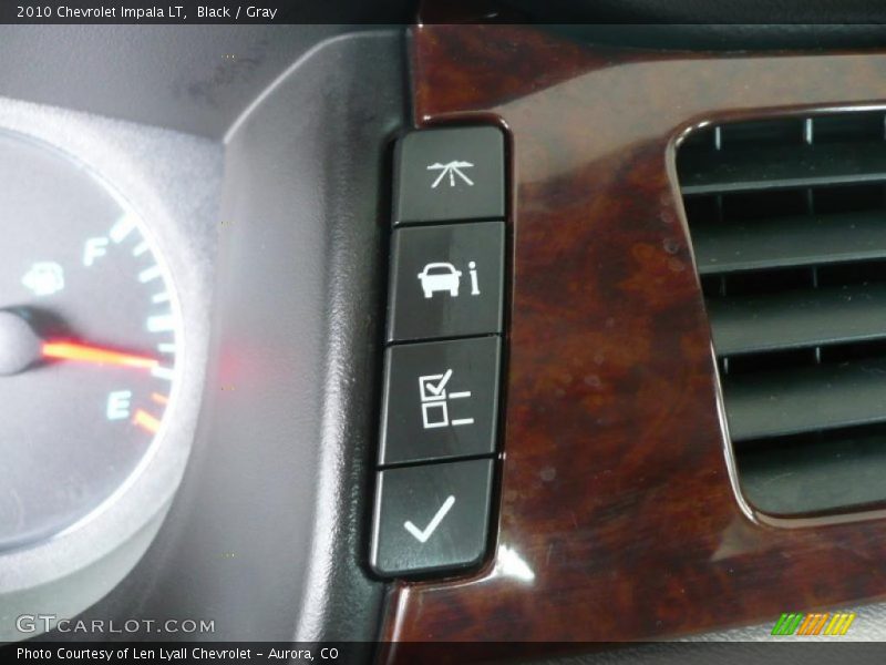 Black / Gray 2010 Chevrolet Impala LT