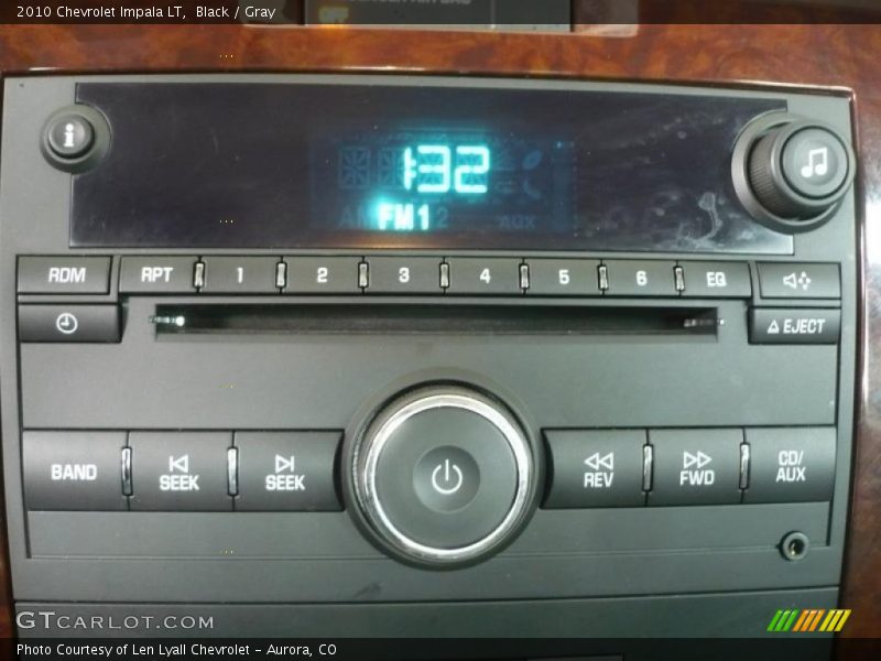 Black / Gray 2010 Chevrolet Impala LT