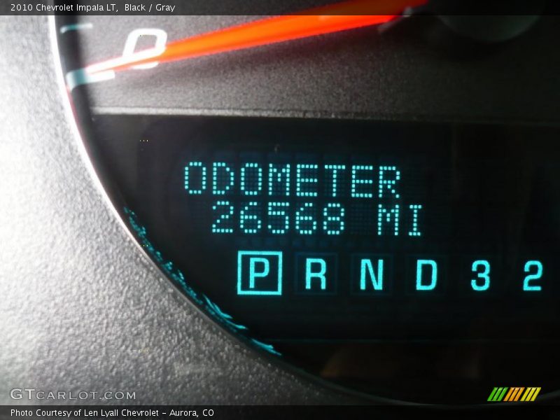 Black / Gray 2010 Chevrolet Impala LT