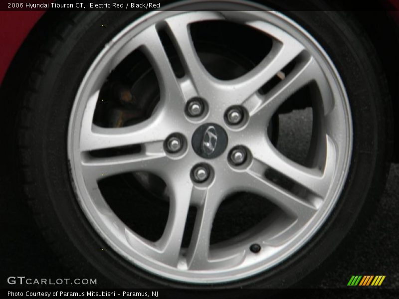 Electric Red / Black/Red 2006 Hyundai Tiburon GT