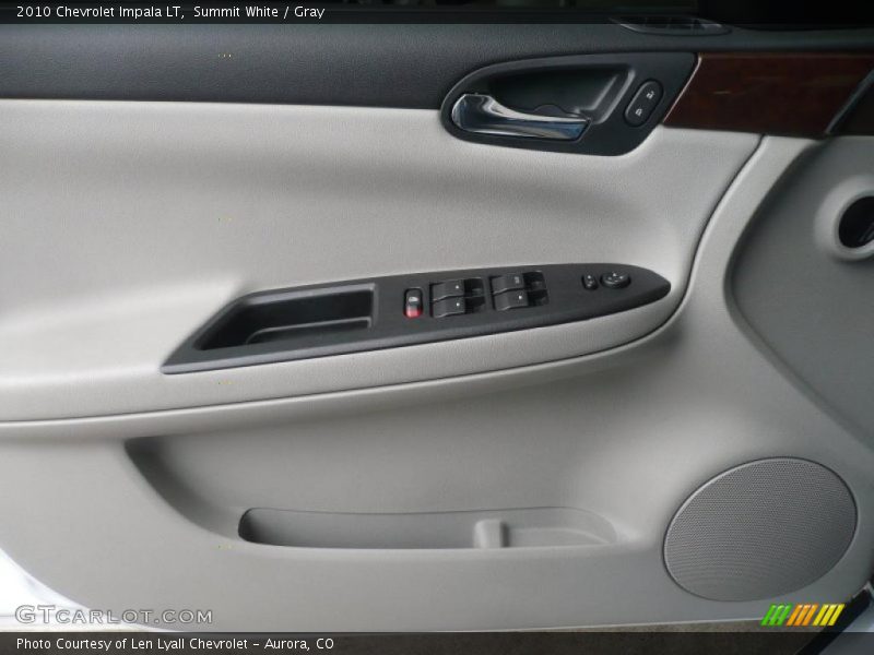 Summit White / Gray 2010 Chevrolet Impala LT