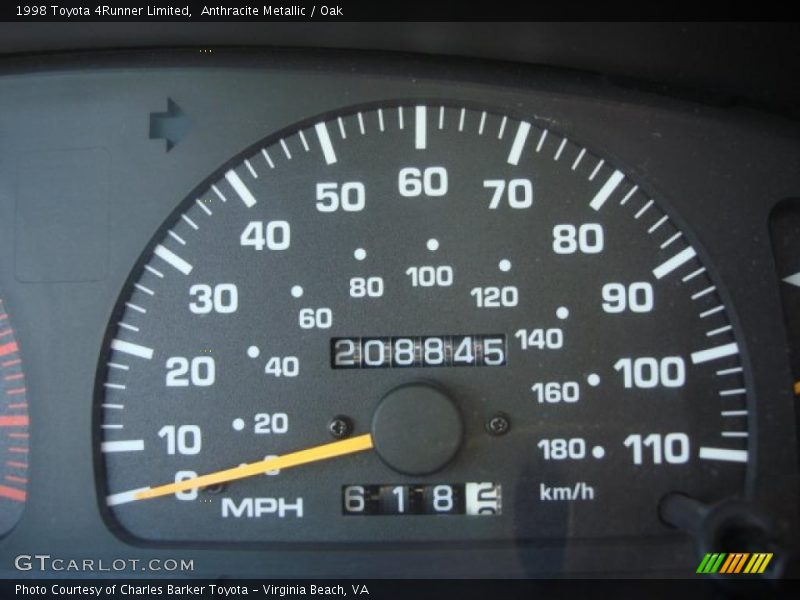 Anthracite Metallic / Oak 1998 Toyota 4Runner Limited
