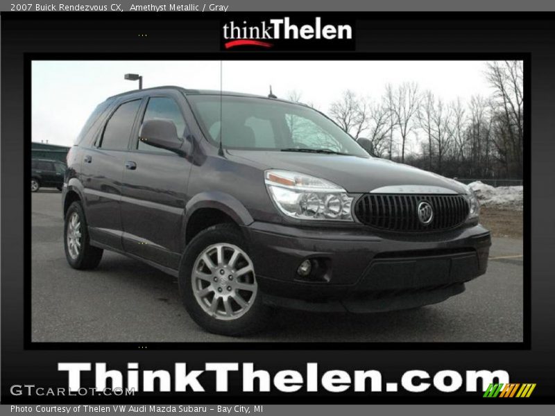 Amethyst Metallic / Gray 2007 Buick Rendezvous CX