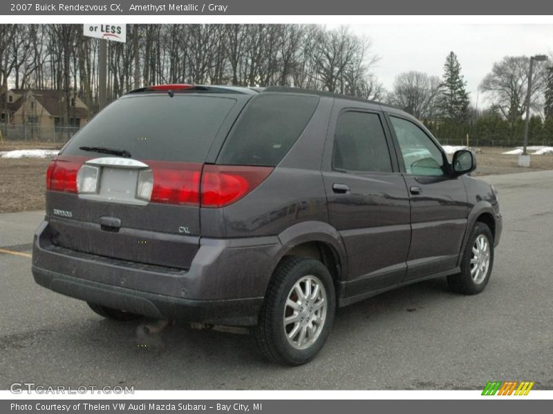 Amethyst Metallic / Gray 2007 Buick Rendezvous CX