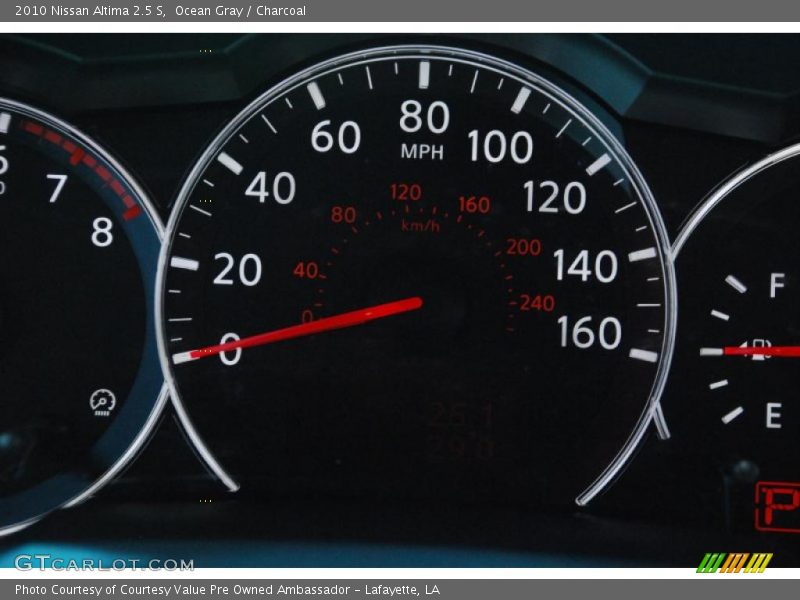 Ocean Gray / Charcoal 2010 Nissan Altima 2.5 S