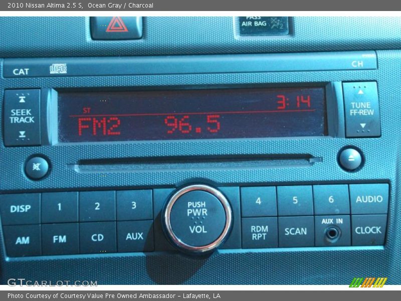 Ocean Gray / Charcoal 2010 Nissan Altima 2.5 S