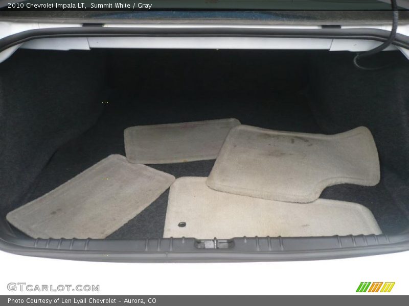 Summit White / Gray 2010 Chevrolet Impala LT