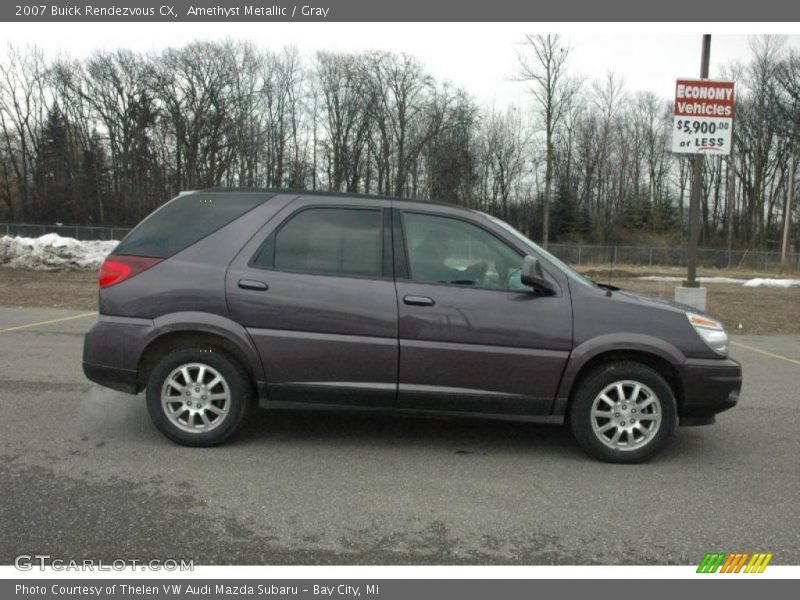 Amethyst Metallic / Gray 2007 Buick Rendezvous CX