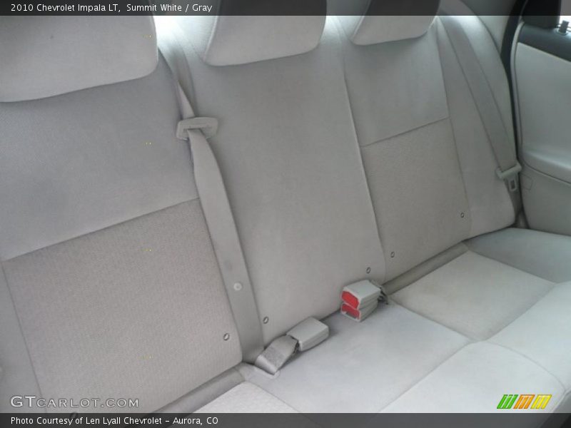 Summit White / Gray 2010 Chevrolet Impala LT