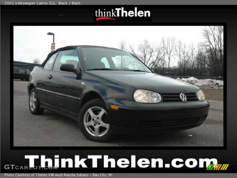 Black / Black 2001 Volkswagen Cabrio GLS