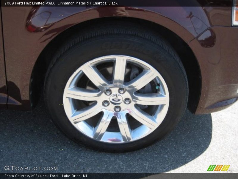 Cinnamon Metallic / Charcoal Black 2009 Ford Flex Limited AWD