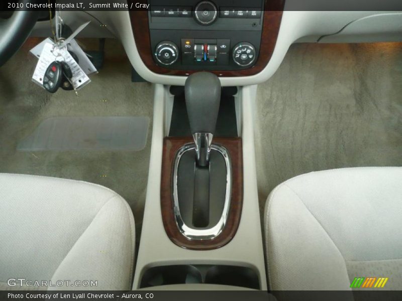 Summit White / Gray 2010 Chevrolet Impala LT