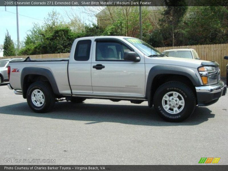 Silver Birch Metallic / Medium Dark Pewter 2005 Chevrolet Colorado Z71 Extended Cab