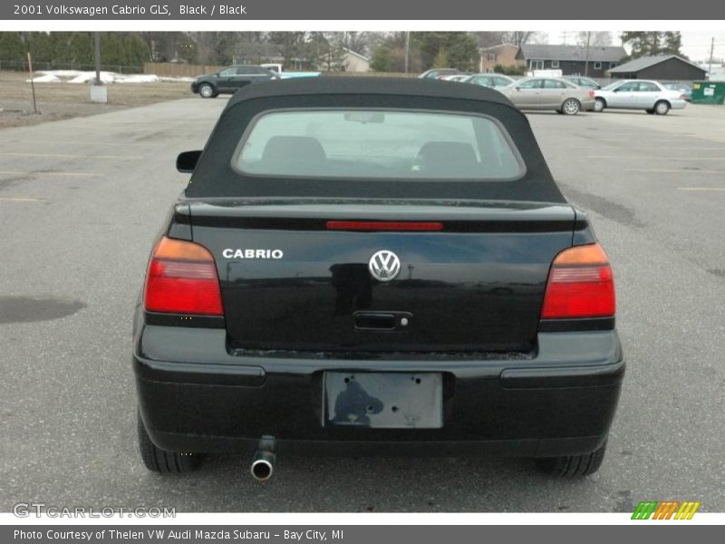 Black / Black 2001 Volkswagen Cabrio GLS