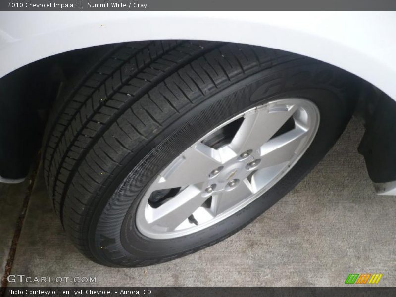 Summit White / Gray 2010 Chevrolet Impala LT